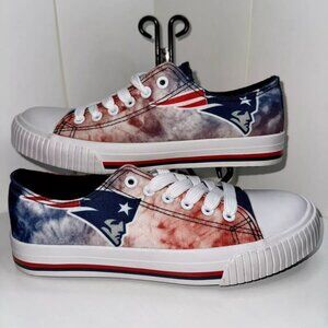 NEW Womens Size 7 New England Patriots Tie Dye FOCO Shoes